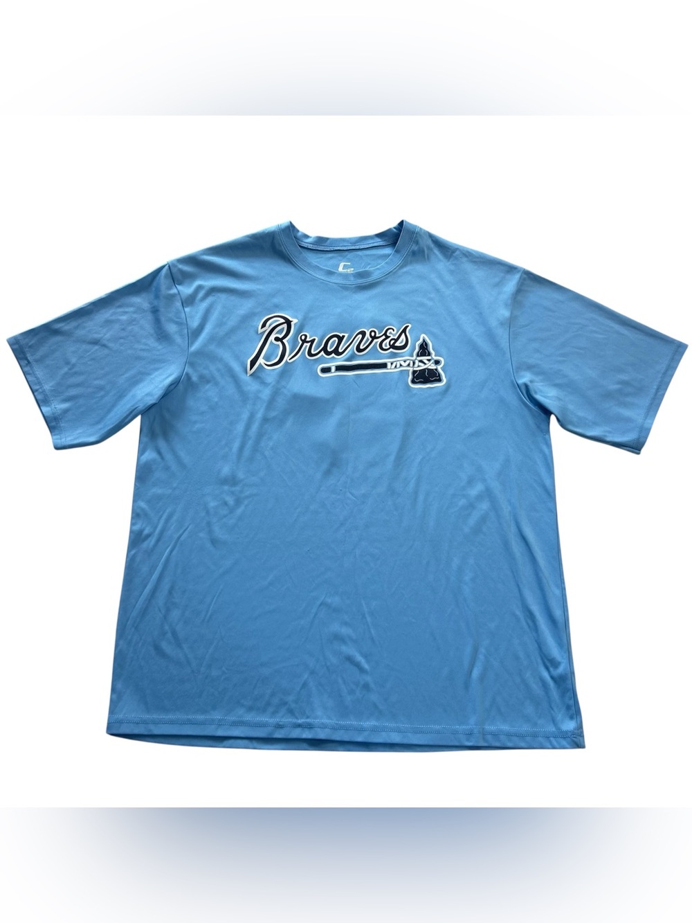 Atlanta Braves #9 Terry Pendleton C2 Sport Performance Shirt Light Blue Men’s XL